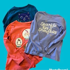 Girl’s long-sleeve shirts lot